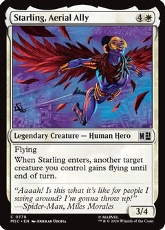 Starling, Aerial Ally (MSC-778) - Commander: Marvel Super Heroes Foil-1