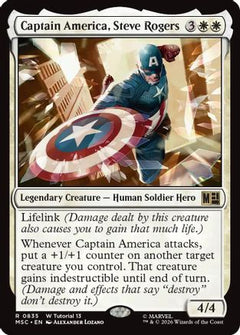 Captain America, Steve Rogers (0835) (MSC-835) - Commander: Marvel Super Heroes-1