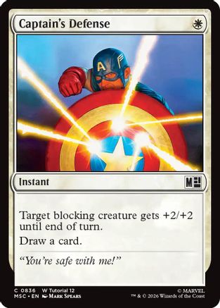Captain's Defense (0836) (MSC-836) - Commander: Marvel Super Heroes-1