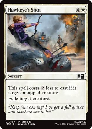 Hawkeye's Shot (0839) (MSC-839) - Commander: Marvel Super Heroes-1