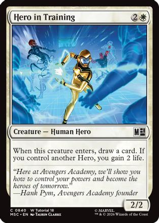Hero in Training (MSC-840) - Commander: Marvel Super Heroes-1