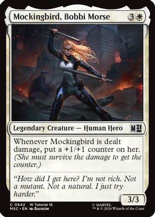 Mockingbird, Bobbi Morse (0842) (MSC-842) - Commander: Marvel Super Heroes-1