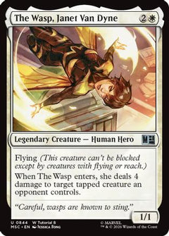 The Wasp, Janet Van Dyne (0844) (MSC-844) - Commander: Marvel Super Heroes-1