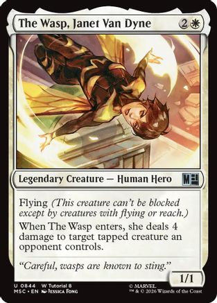 The Wasp, Janet Van Dyne (0844) (MSC-844) - Commander: Marvel Super Heroes-1