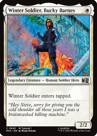 Winter Soldier, Bucky Barnes (0845) (MSC-845) - Commander: Marvel Super Heroes-1