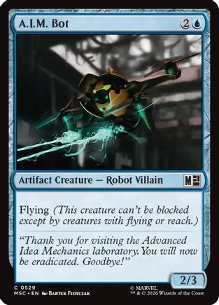 A.I.M. Bot (MSC-529) - Commander: Marvel Super Heroes Foil-1