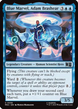 Blue Marvel, Adam Brashear (MSC-530) - Commander: Marvel Super Heroes-1