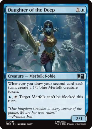 Daughter of the Deep (MSC-618) - Commander: Marvel Super Heroes Foil-1