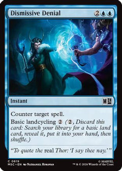Dismissive Denial (MSC-619) - Commander: Marvel Super Heroes-1