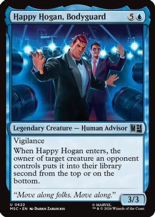 Happy Hogan, Bodyguard (MSC-622) - Commander: Marvel Super Heroes Foil-1