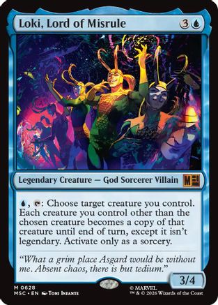 Loki, Lord of Misrule (MSC-628) - Commander: Marvel Super Heroes-1