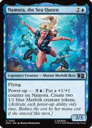 Namora, the Sea Queen (MSC-632) - Commander: Marvel Super Heroes-1