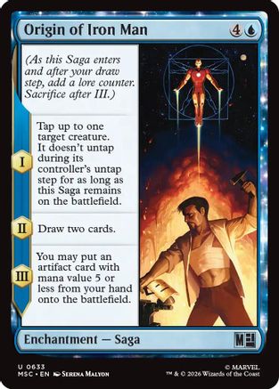 Origin of Iron Man (MSC-633) - Commander: Marvel Super Heroes-1