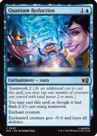 Quantum Reduction (MSC-635) - Commander: Marvel Super Heroes Foil-1