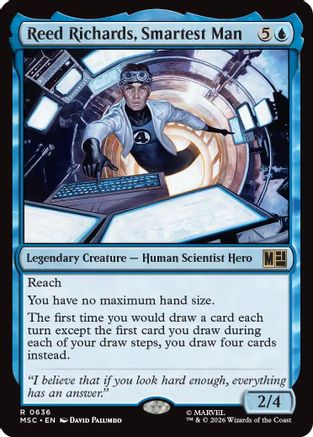 Reed Richards, Smartest Man (MSC-636) - Commander: Marvel Super Heroes-1