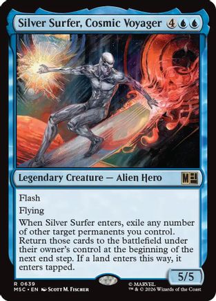 Silver Surfer, Cosmic Voyager (MSC-639) - Commander: Marvel Super Heroes-1