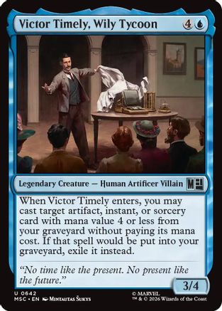 Victor Timely, Wily Tycoon (MSC-642) - Commander: Marvel Super Heroes-1