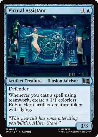 Virtual Assistant (MSC-643) - Commander: Marvel Super Heroes-1