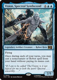 Vision, Spectral Synthezoid (MSC-644) - Commander: Marvel Super Heroes Foil-1