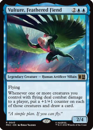 Vulture, Feathered Fiend (MSC-645) - Commander: Marvel Super Heroes-1