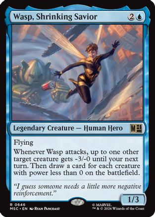 Wasp, Shrinking Savior (MSC-646) - Commander: Marvel Super Heroes-1