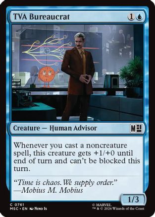 TVA Bureaucrat (MSC-761) - Commander: Marvel Super Heroes-1