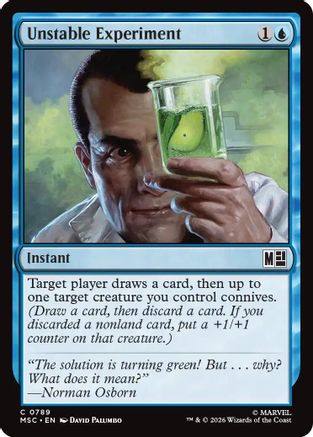 Unstable Experiment (MSC-789) - Commander: Marvel Super Heroes-1