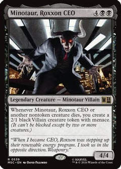 Minotaur, Roxxon CEO (MSC-539) - Commander: Marvel Super Heroes-1