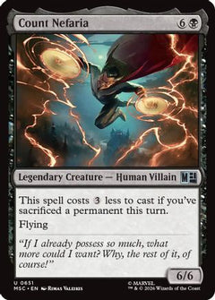 Count Nefaria (MSC-651) - Commander: Marvel Super Heroes-1