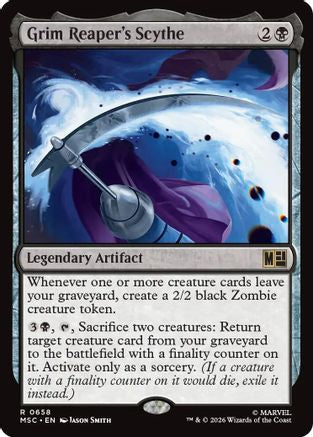 Grim Reaper's Scythe (MSC-658) - Commander: Marvel Super Heroes-1
