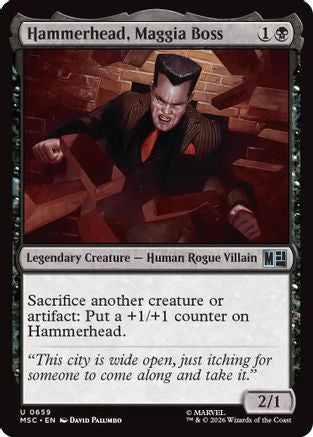 Hammerhead, Maggia Boss (MSC-659) - Commander: Marvel Super Heroes Foil-1
