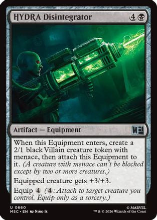 HYDRA Disintegrator (MSC-660) - Commander: Marvel Super Heroes Foil-1