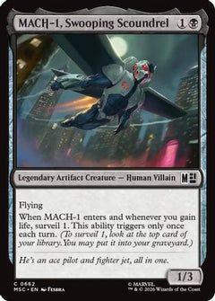 MACH-1, Swooping Scoundrel (MSC-662) - Commander: Marvel Super Heroes-1