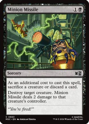 Minion Missile (MSC-663) - Commander: Marvel Super Heroes-1
