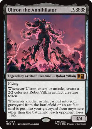 Ultron the Annihilator (MSC-668) - Commander: Marvel Super Heroes Foil-1