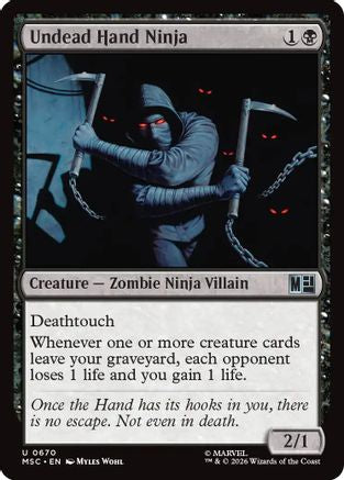 Undead Hand Ninja (MSC-670) - Commander: Marvel Super Heroes Foil-1