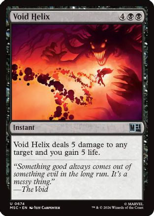 Void Helix (MSC-674) - Commander: Marvel Super Heroes Foil-1