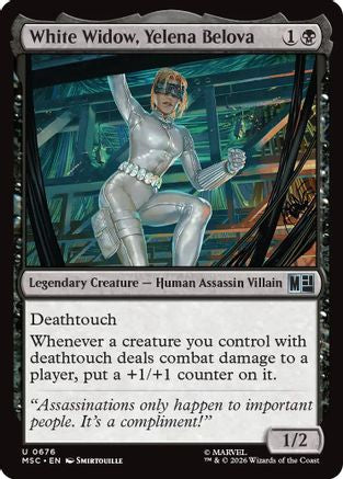 White Widow, Yelena Belova (MSC-676) - Commander: Marvel Super Heroes Foil-1