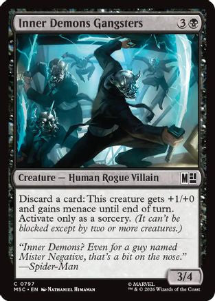 Inner Demons Gangsters (MSC-797) - Commander: Marvel Super Heroes Foil-1
