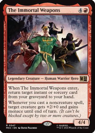 The Immortal Weapons (MSC-547) - Commander: Marvel Super Heroes Foil-1