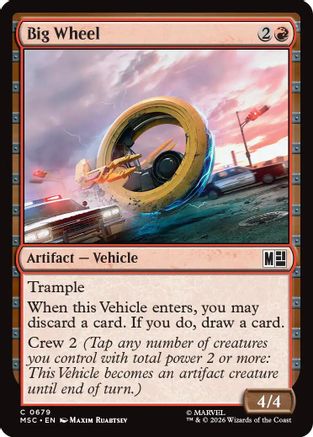 Big Wheel (MSC-679) - Commander: Marvel Super Heroes Foil-1