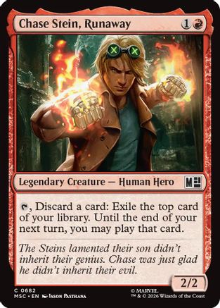 Chase Stein, Runaway (MSC-682) - Commander: Marvel Super Heroes Foil-1