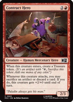 Contract Hero (MSC-683) - Commander: Marvel Super Heroes-1