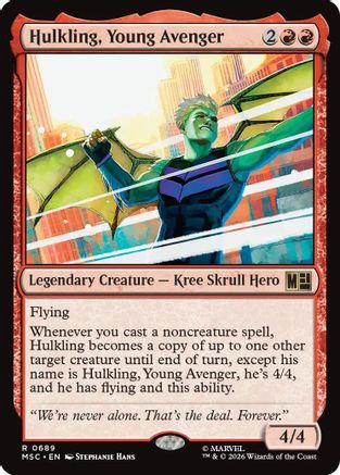 Hulkling, Young Avenger (MSC-689) - Commander: Marvel Super Heroes Foil-1