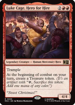 Luke Cage, Hero for Hire (MSC-696) - Commander: Marvel Super Heroes Foil-1