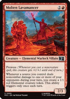 Molten Lavamancer (MSC-699) - Commander: Marvel Super Heroes Foil-1