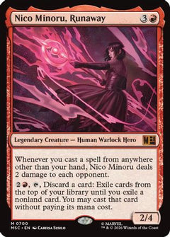 Nico Minoru, Runaway (MSC-700) - Commander: Marvel Super Heroes-1