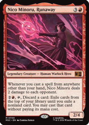 Nico Minoru, Runaway (MSC-700) - Commander: Marvel Super Heroes-1