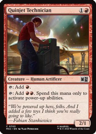 Quinjet Technician (MSC-703) - Commander: Marvel Super Heroes Foil-1