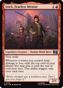 Stick, Fearless Mentor (MSC-706) - Commander: Marvel Super Heroes-1